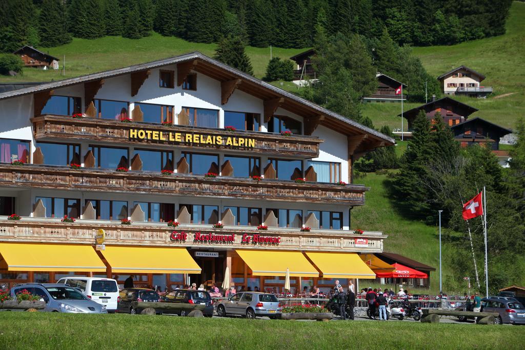 Hotel Le Relais Alpin Les Mosses Luaran gambar