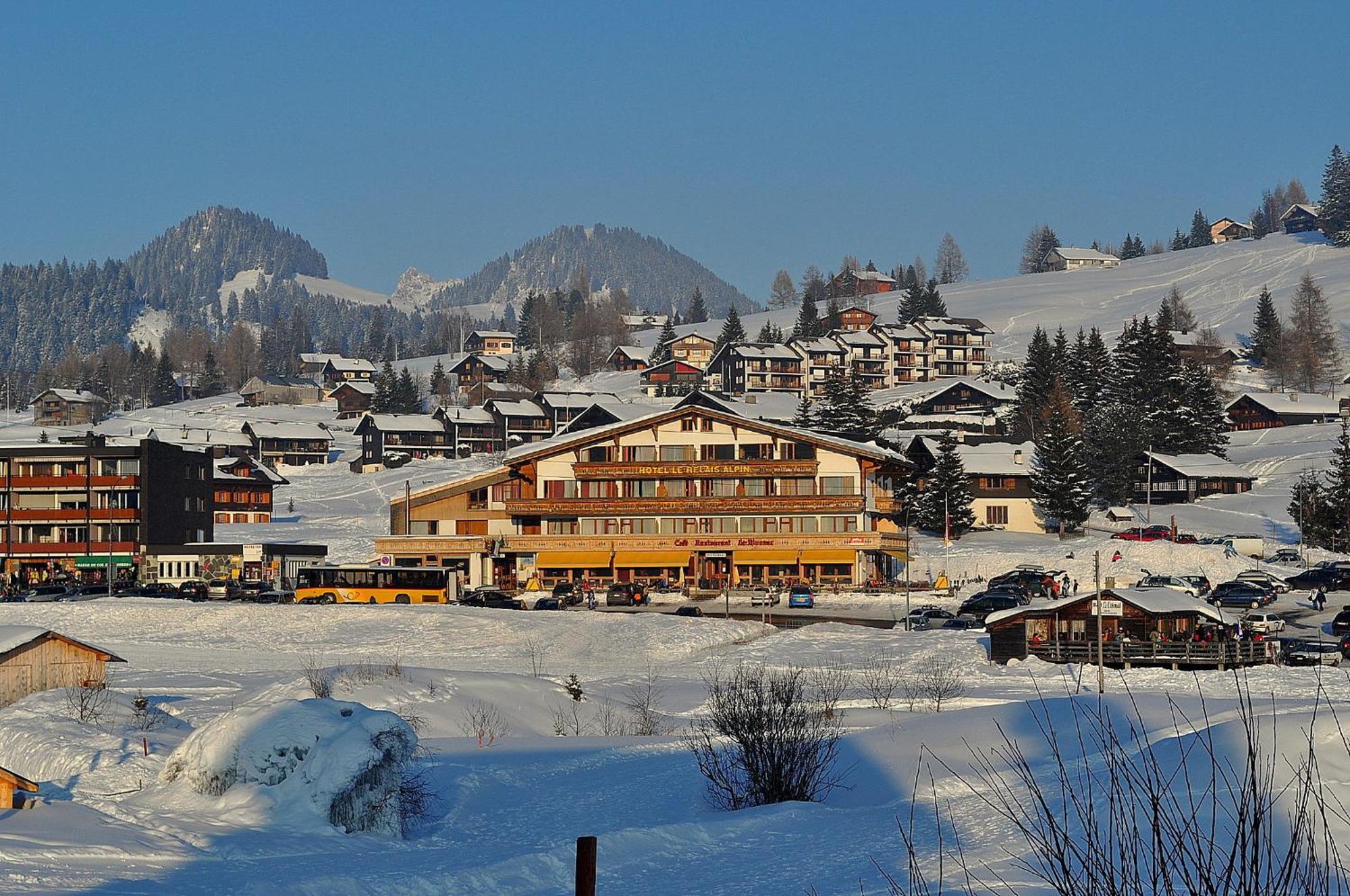 Hotel Le Relais Alpin Les Mosses Luaran gambar